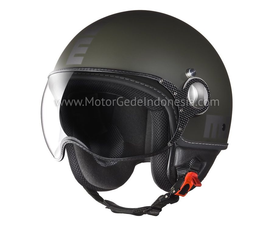 half face helm yang cocok untuk motor gede