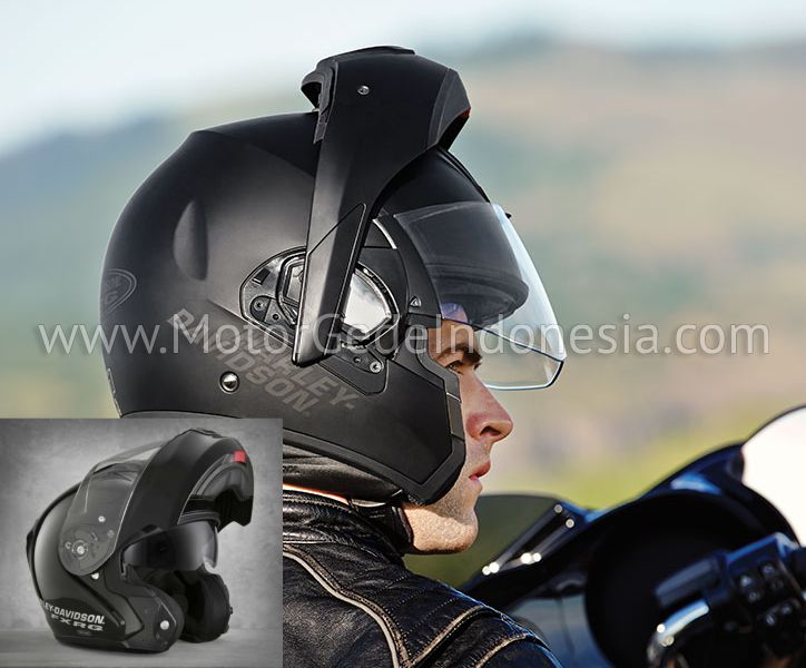 helm modular helm yang cocok untuk motor gede