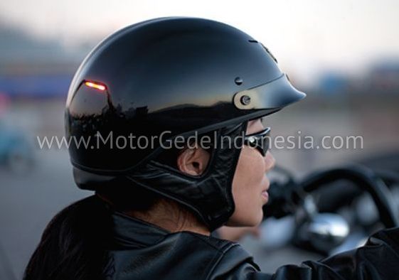 shorty helm yang cocok untuk motor gede