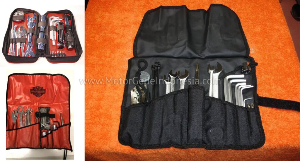 tool kit perlengkapan touring motor gede