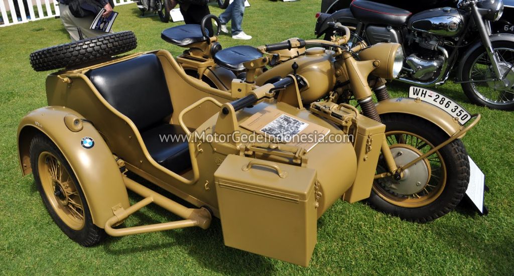 motor gede bmw r75 diandalkan untuk militer sejak perang dunia ii