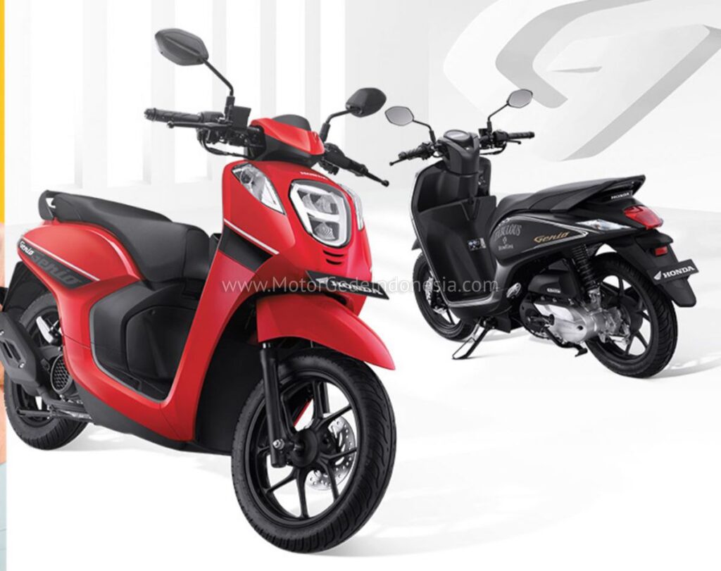 pilihan warna motor genio dalam fitur honda genio yang menyerupai motor moge