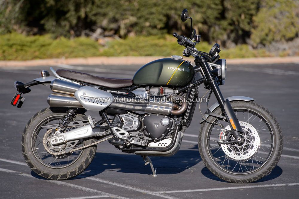 Triumph Scrambler salah satu koleksi motor gede tora sudiro